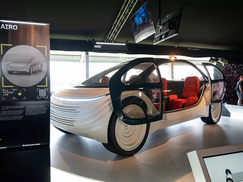 WITH THE AIRO EV,  HEATHERWICK STUDIO ENVISIONS “A CAR THAT ACTIVELY DOES GOOD”