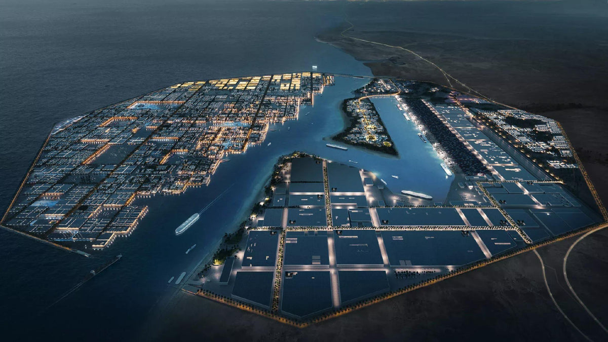 SUUDİ ARABİSTAN’IN NEOM MEGA ŞEHİR PROJESİNİN PARÇASI YÜZEN ADA OXAGON