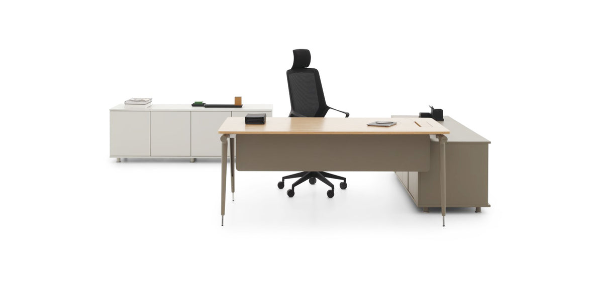BRIDGE CUBE 3L ara yönetici masası — Addo ofis mobilyaları